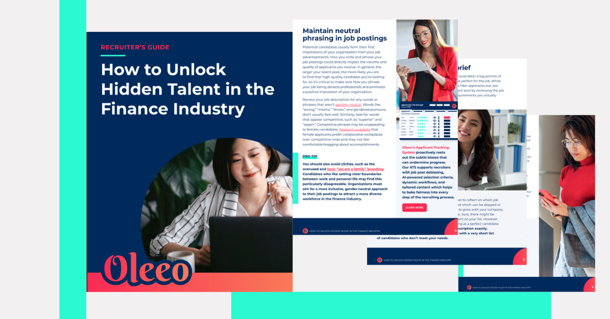 Recruiter’s Guide – How to Unlock Hidden Talent in the Finance Industry